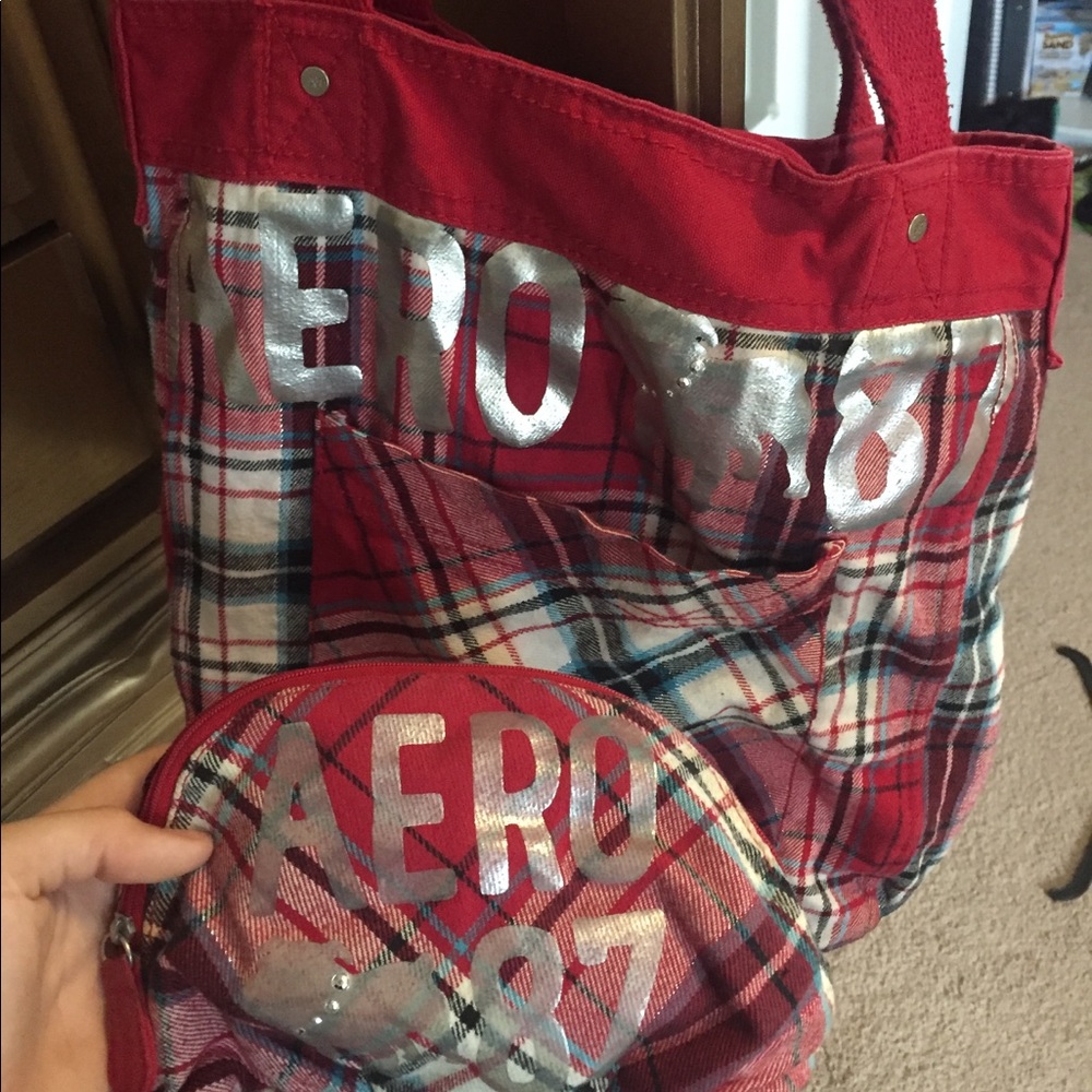 Tote bag and small travel bag